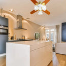 Ventilador De Teto New Zeta Venti-Delta Latonado 4 Pás MDF + Controle