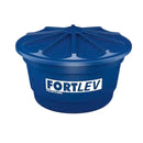 Caixa De Água 500L Polietileno Tampa Encaixe Azul - Fortlev