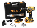 Furadeira parafusadeira sem fio Deko DEKO + 2 baterías de 1.5Ah com maleta de transporte