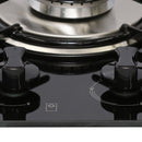 Cooktop 2 Bocas a Gás com Acendimento Automático Vidro Preto Bivolt Fischer