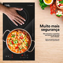 Cooktop de Indução Duas Bocas EOS ECI02EP 110V 220V