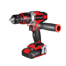 Furadeira e Parafusadeira de Impacto a Bateria Einhell com Punho Auxiliar 18V 1/2" TE-CD 18/48 Li-i Solo Bivolt